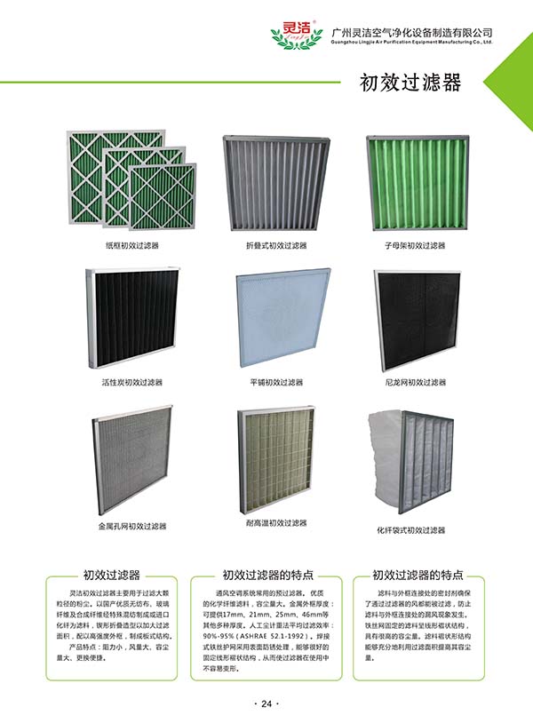初效過濾器清洗說明 初效過濾器清洗說明